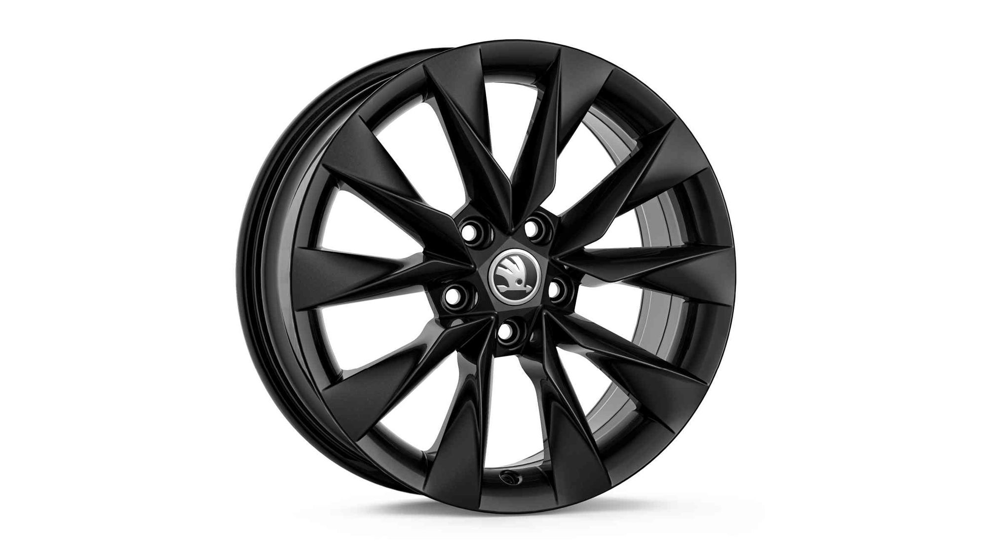 Škoda Leichtmetallfelge Crystal Schwarz Metallic