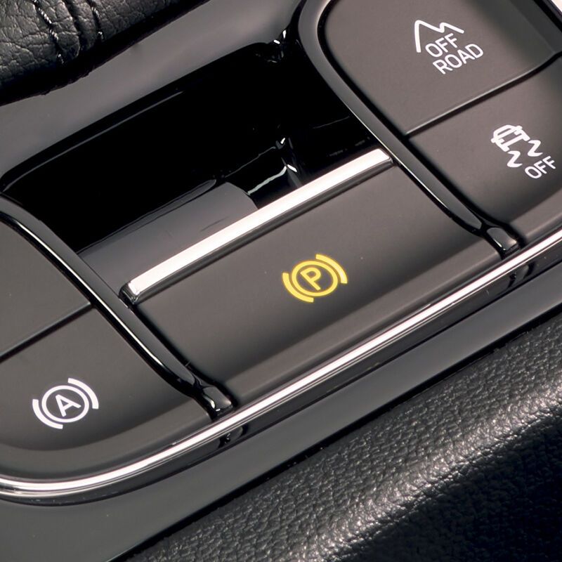 Škoda Karoq elektrische Handbremse Knopf