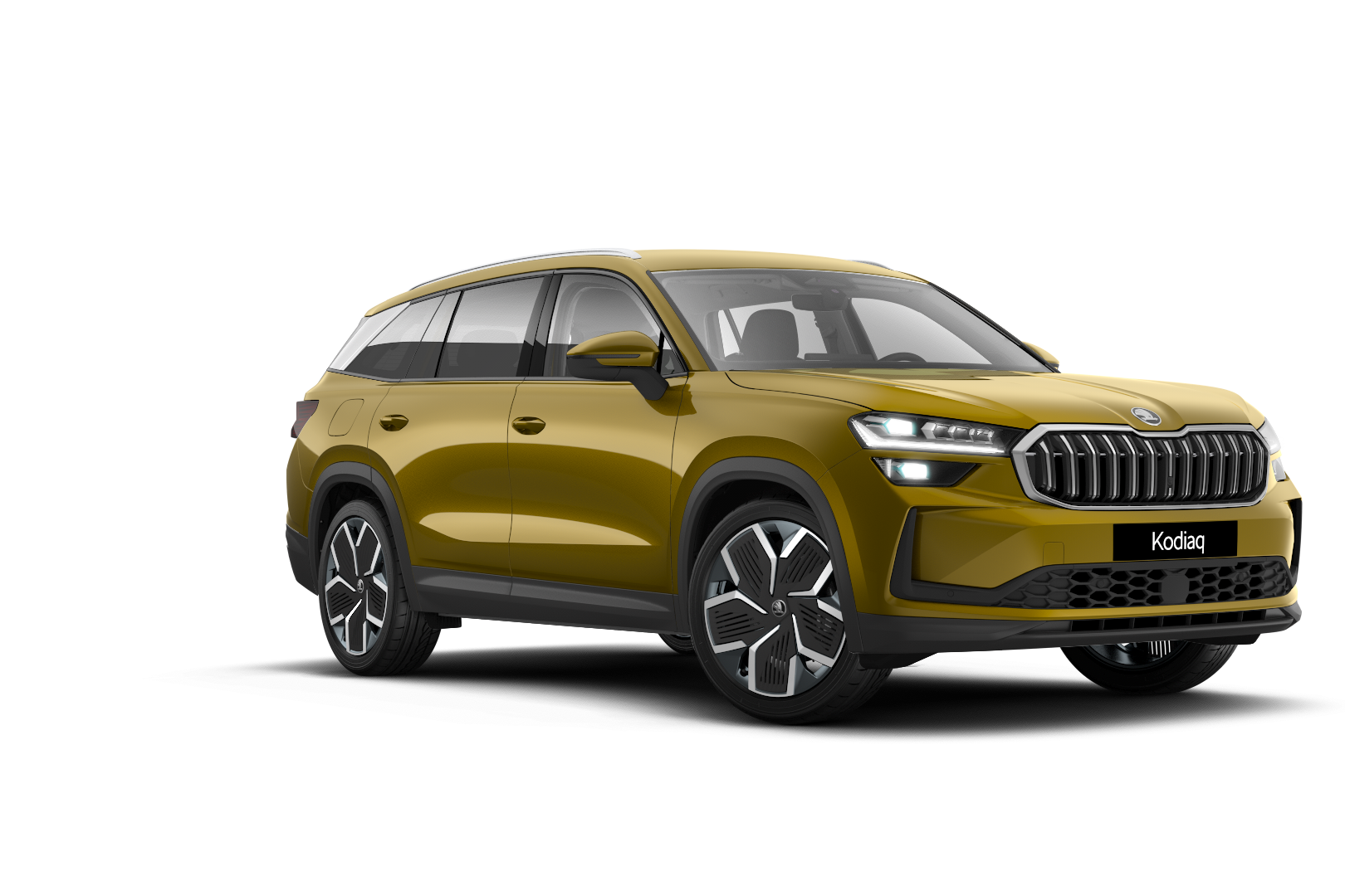 Škoda Kodiaq gold schräge Frontansicht
