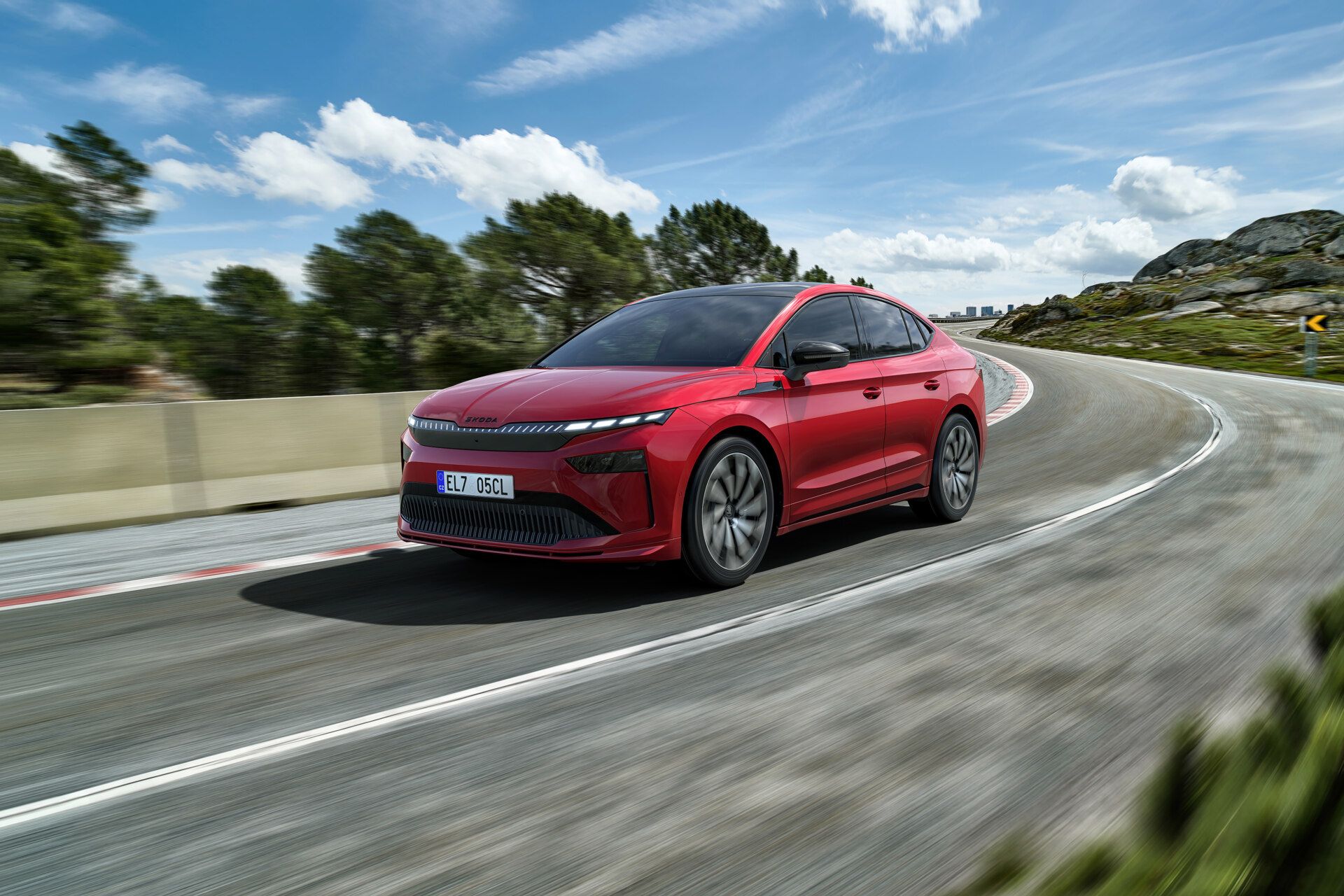 Škoda Enyaq Cupe v dinamični vožnji