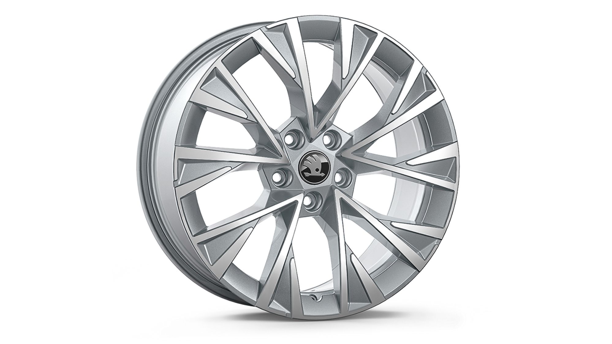 Škoda Leichtmetallfelge Dofida Silber glanzgedreht