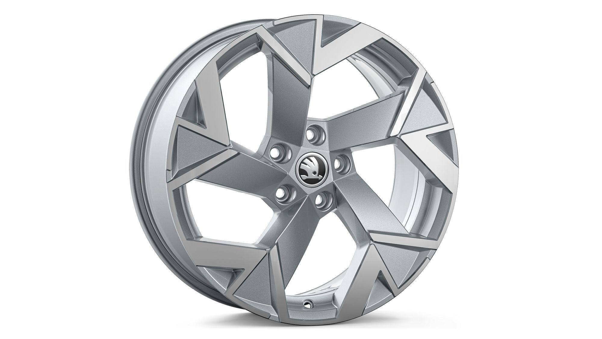 Škoda Leichtmetallfelge Trisuli Silber Metallic