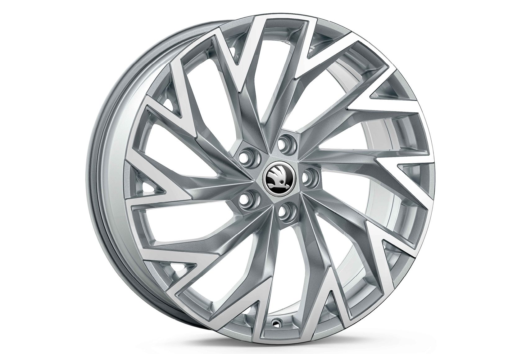 Škoda Leichtmetallfelge Helix Silber Metallic