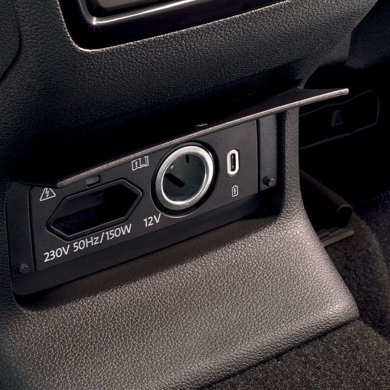 Škoda Karoq USB-C-Anschluss und Steckdose