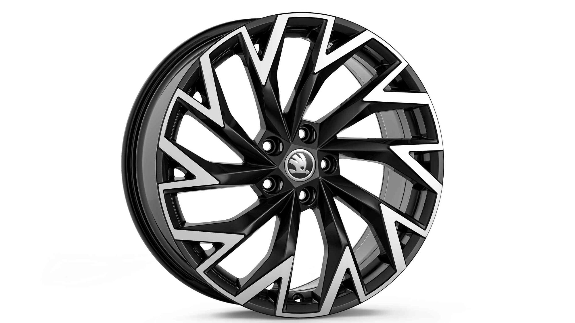 Škoda Leichtmetallfelge Helix Silber Metallic